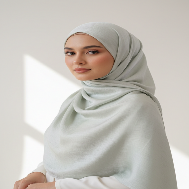 Marble Silk Hijab