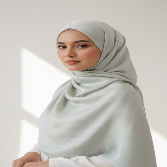 Marble Silk Hijab