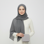 Crimps Hijab - Azure Blue