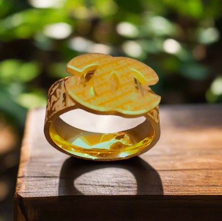Ring & Cuff Bracelet CHANNEL (2pc)