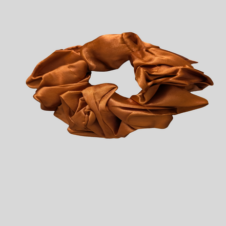 Rust  Silk Scrunchies