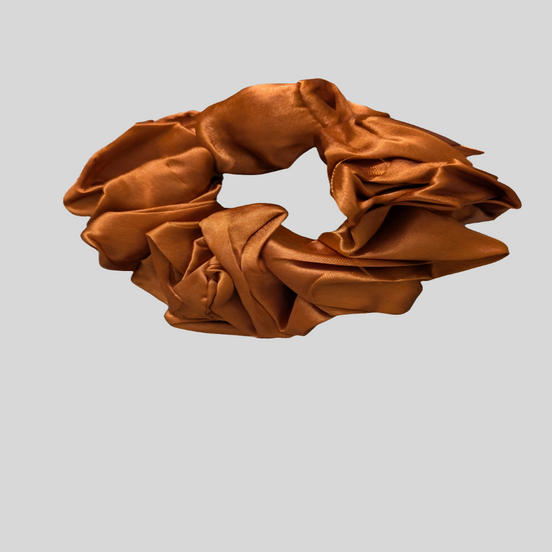 Rust  Silk Scrunchies