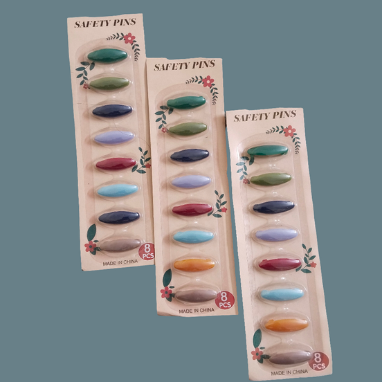 Safety  Pin  box(8 pins)
