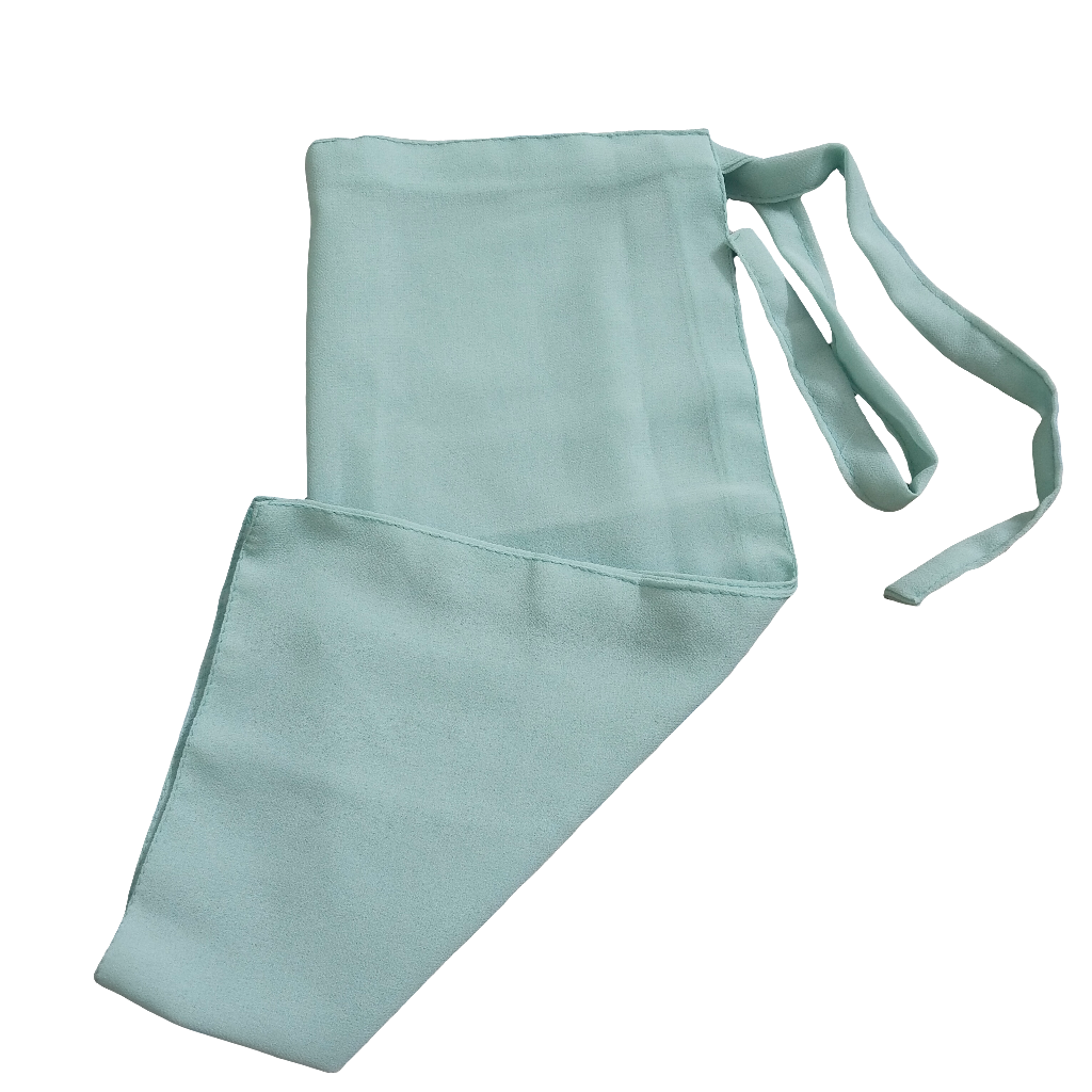 Apple green  Half Niqab Veil