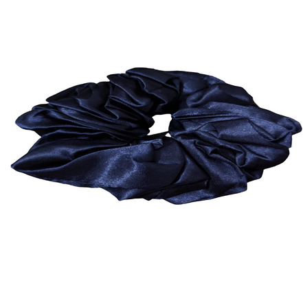 Navy blue  Silk Scrunchies