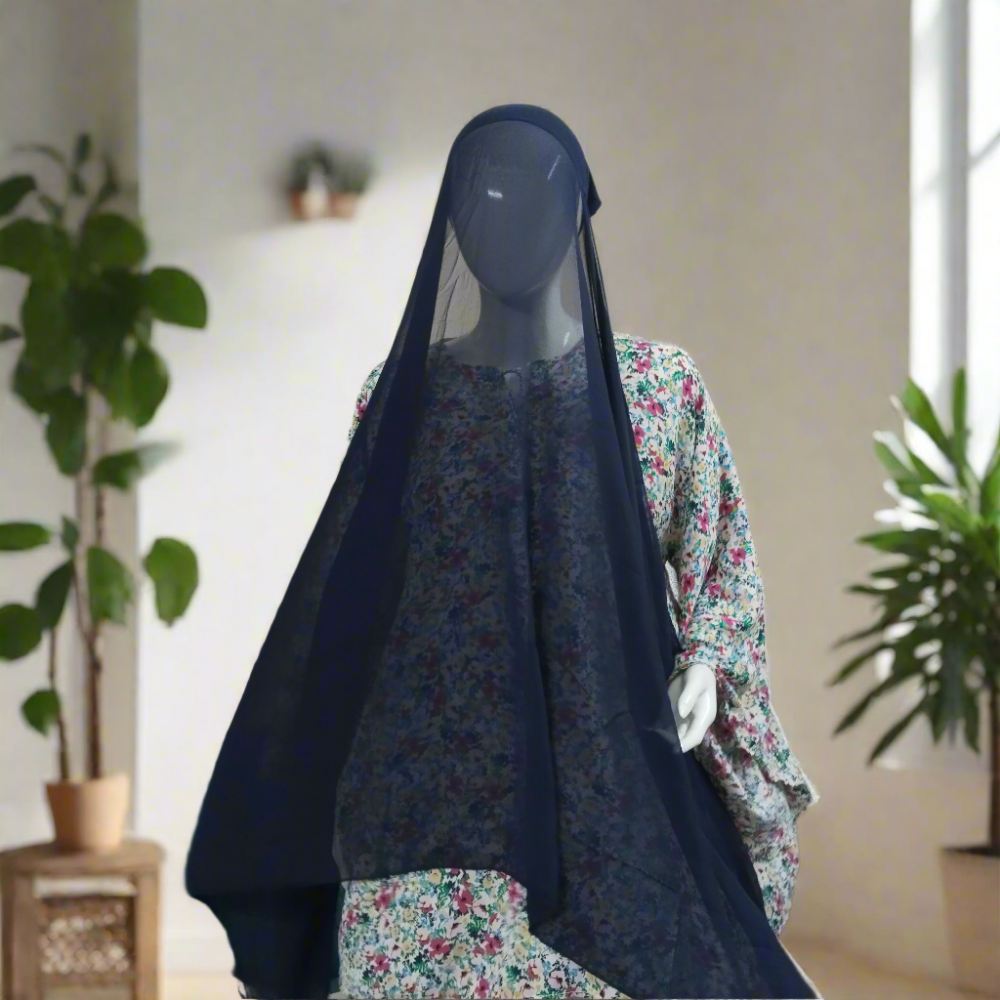 Navy Blue Pre-Sewn Instant