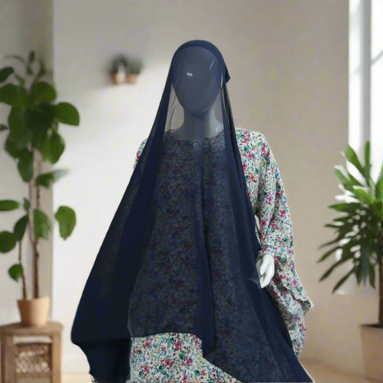 Navy Blue Pre-Sewn Instant