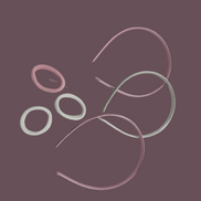 Hair Bands & ponies set