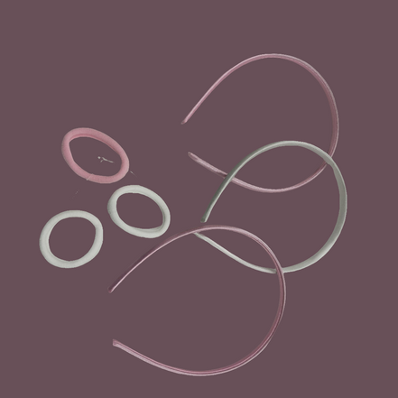 Hair Bands & ponies set