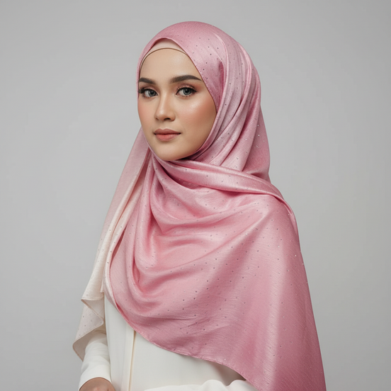 Pink Ombre Silk Stone