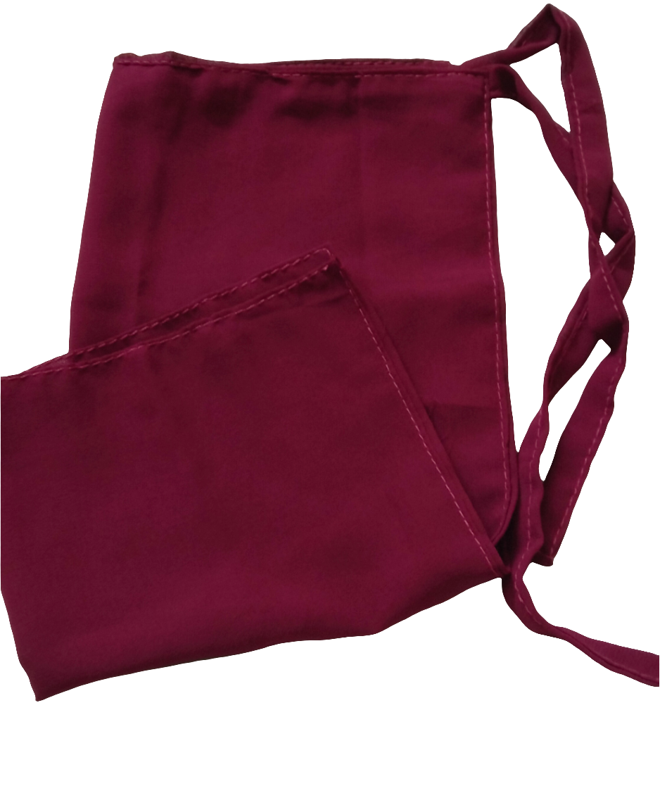 Maroon Half Niqab Veil