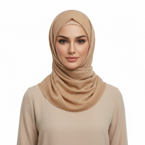 Beige Turkish Sitara Lawn