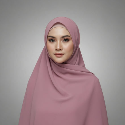 Ballerina Pink Georgette Chiffon