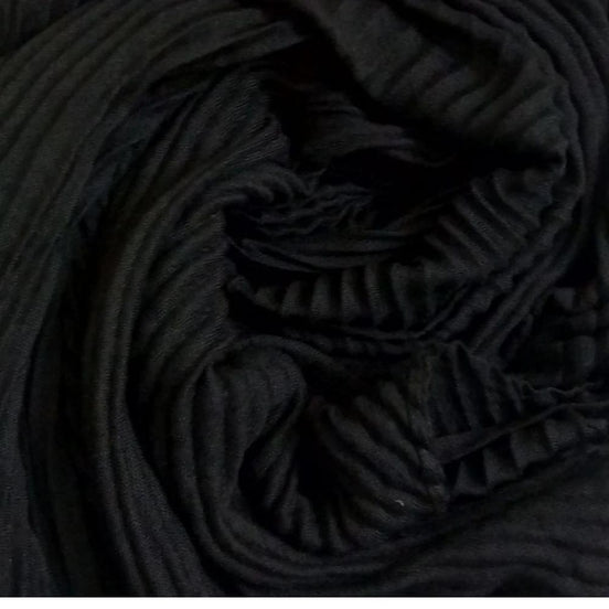 Black Cotton Platted