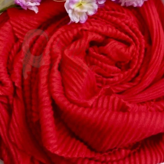 Blood Red Cotton Platted
