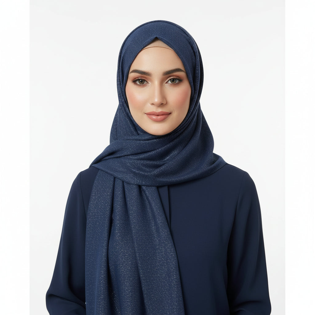 Blue Sona Chandi  Lawn