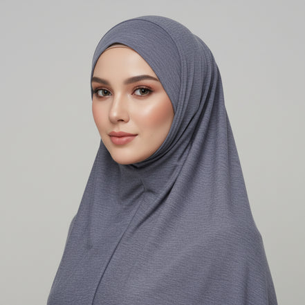 Denium Grey Viscose Jersey