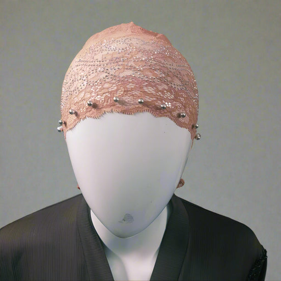 Orange Fancy Net Cap