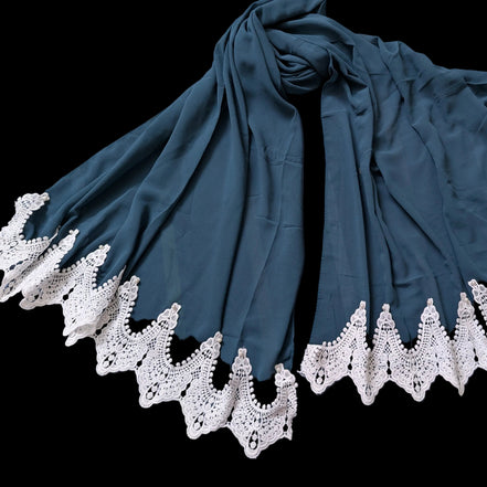 Elegant Luxe Georgette Chiffon Hijab