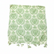 Greens Printed Chiffon with tassel
