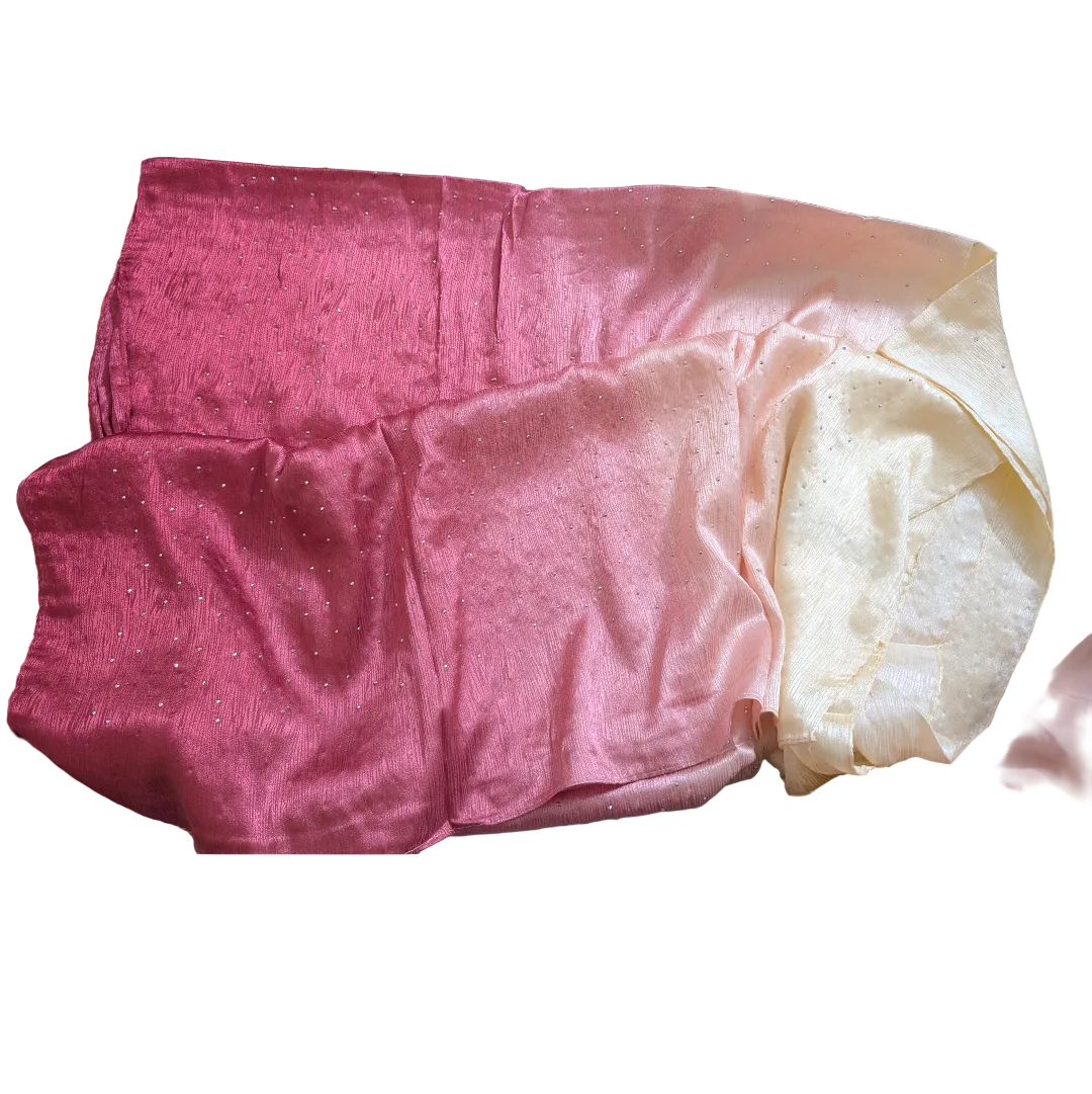 Deep pink Ombre Silk Stone