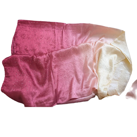 Deep pink Ombre Silk Stone