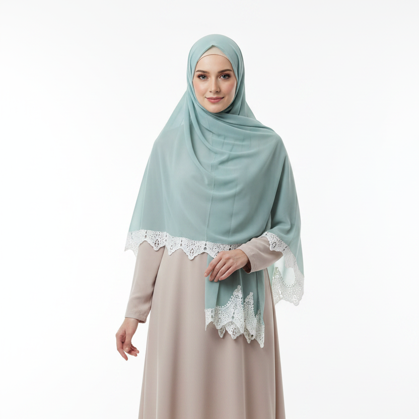 Elegant Luxe Georgette Chiffon Hijab
