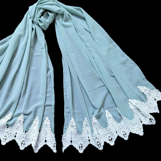 Elegant Luxe Georgette Chiffon Hijab