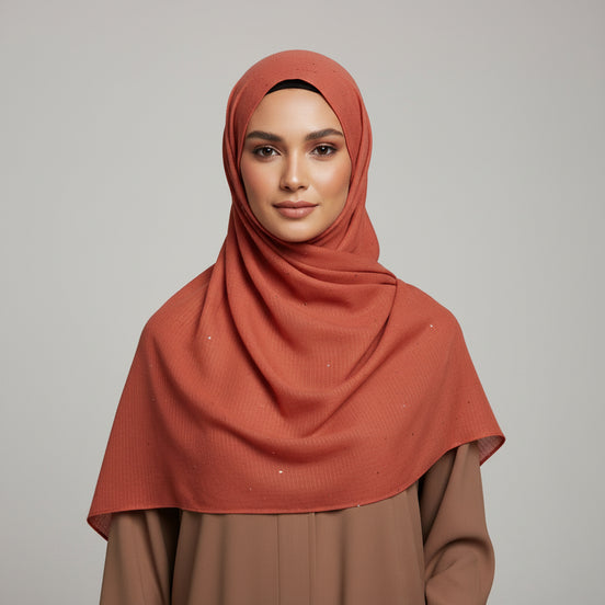 Rusty  Doriya Sitara Lawn