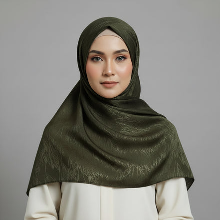 olive Modal Self Satin Silk