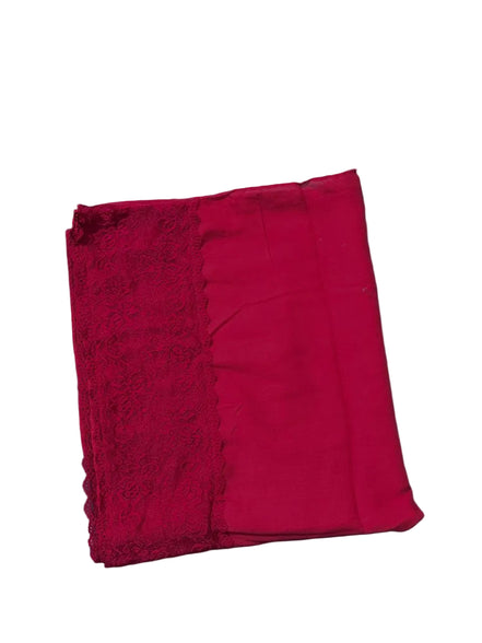 Chantilly Lace Hijab -Red