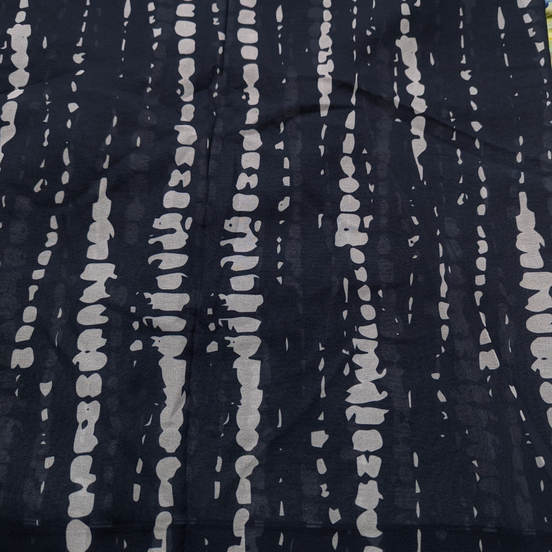 Black Tie-Dye Chiffon Hijab