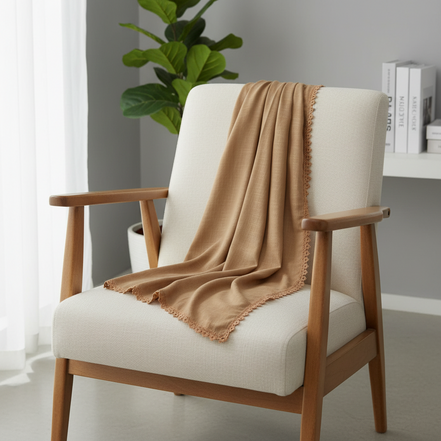 Beige   Modal Luxe Turkish Hijab