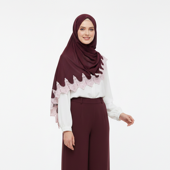 Elegent Luxe Georgette Chiffon Hijab