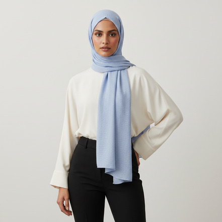 Sky Crimps Hijab