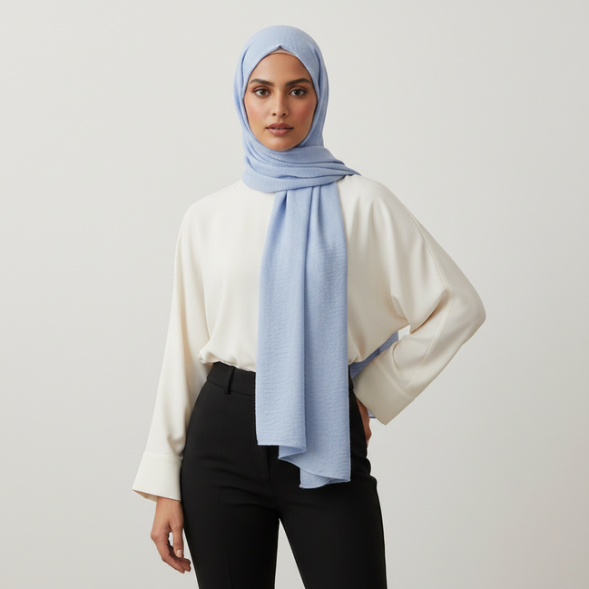 Sky Crimps Hijab
