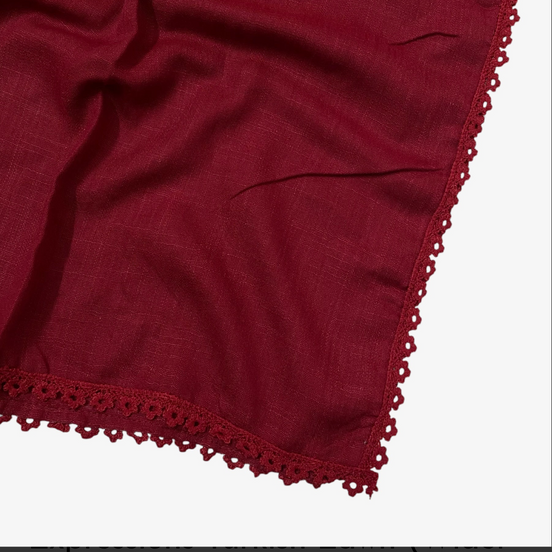 Maroon Modal Luxe Turkish Hijab