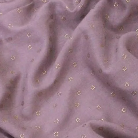 Lavender Golden Embossed Lawn
