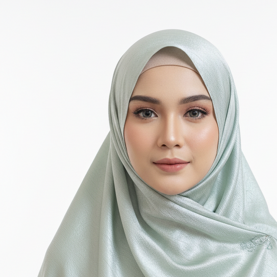 Marble Silk Hijab