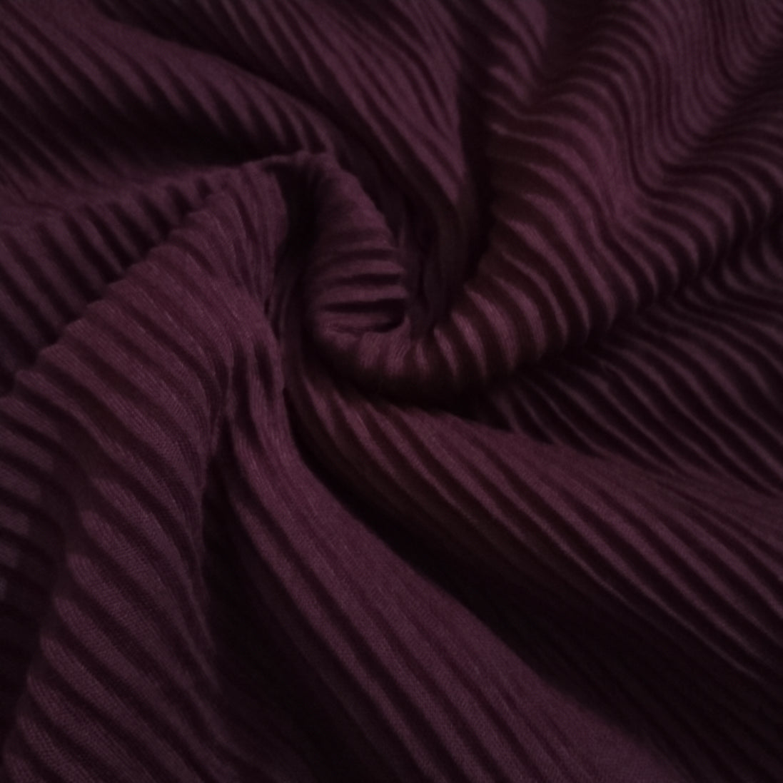 Dark Maroon Cotton Platted