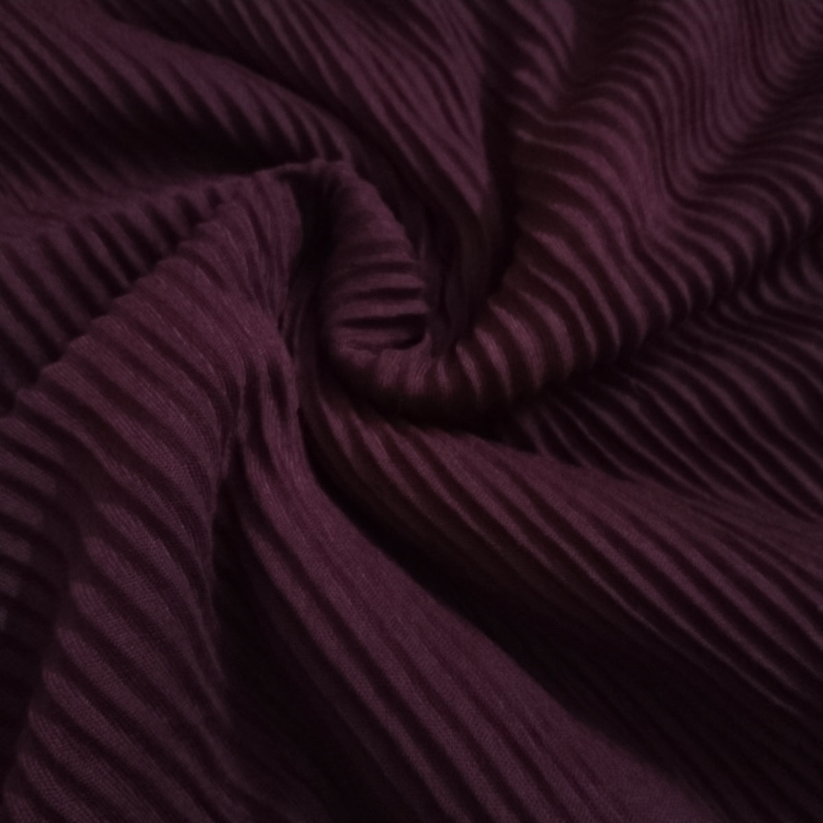 Dark Maroon Cotton Platted