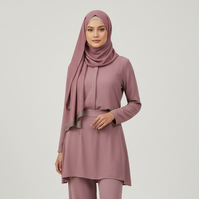 Pink Luxe Festive Hijab