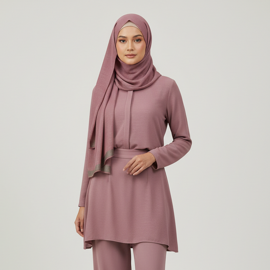 Pink Luxe Festive Hijab