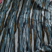 Blue Modal Printed Lawn
