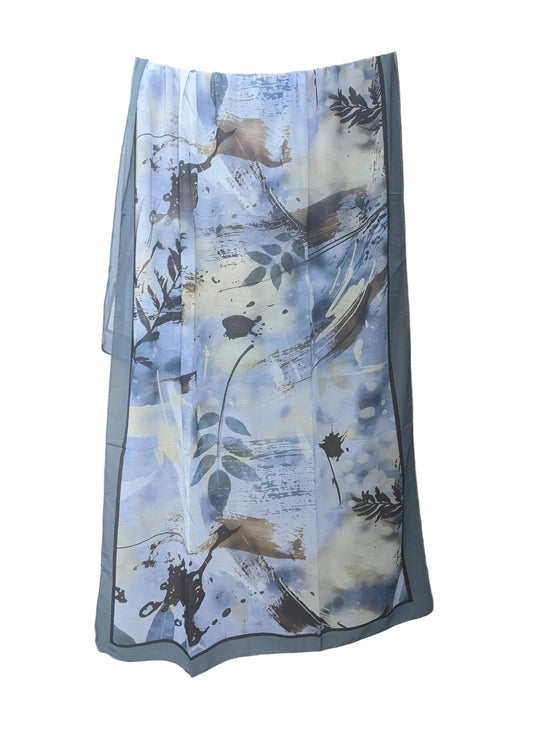 Mint  Printed Chiffon