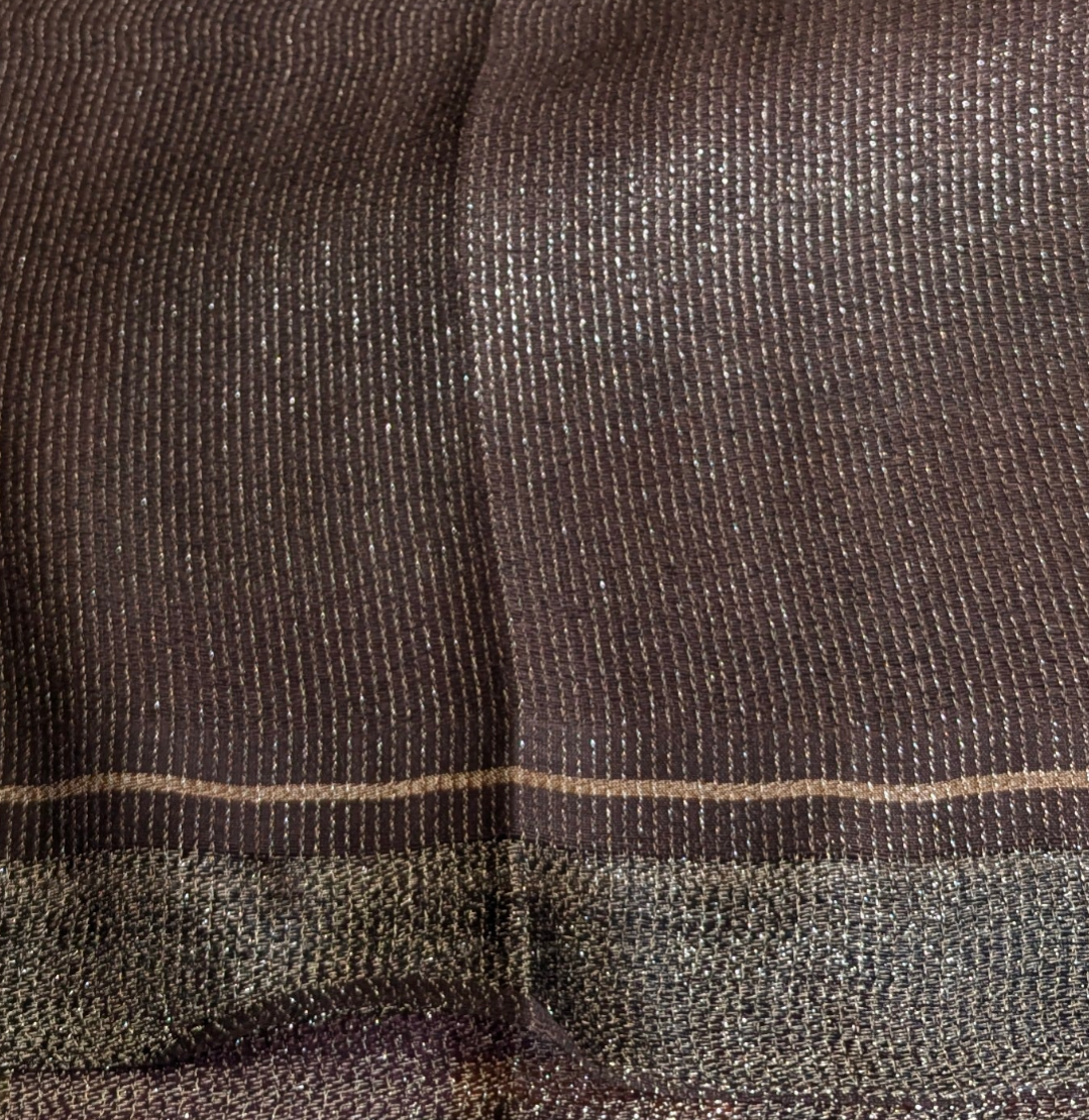 Brown Luxe Festive Hijab
