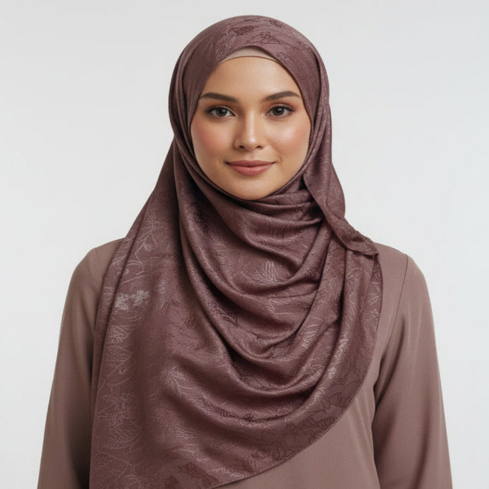 Pastel Modal Self Satin Silk