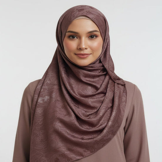 Pastel Modal Self Satin Silk