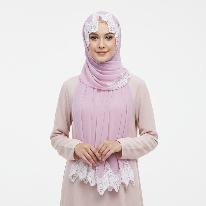 Elegant Luxe Georgette Chiffon Hijab
