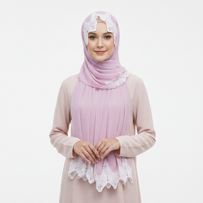 Elegant Luxe Georgette Chiffon Hijab